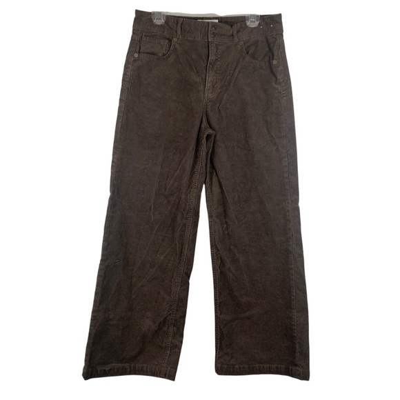 Gap High Rise Corduroy Stride Wide-Leg Pants in Basic Brown - Picture 6 of 15